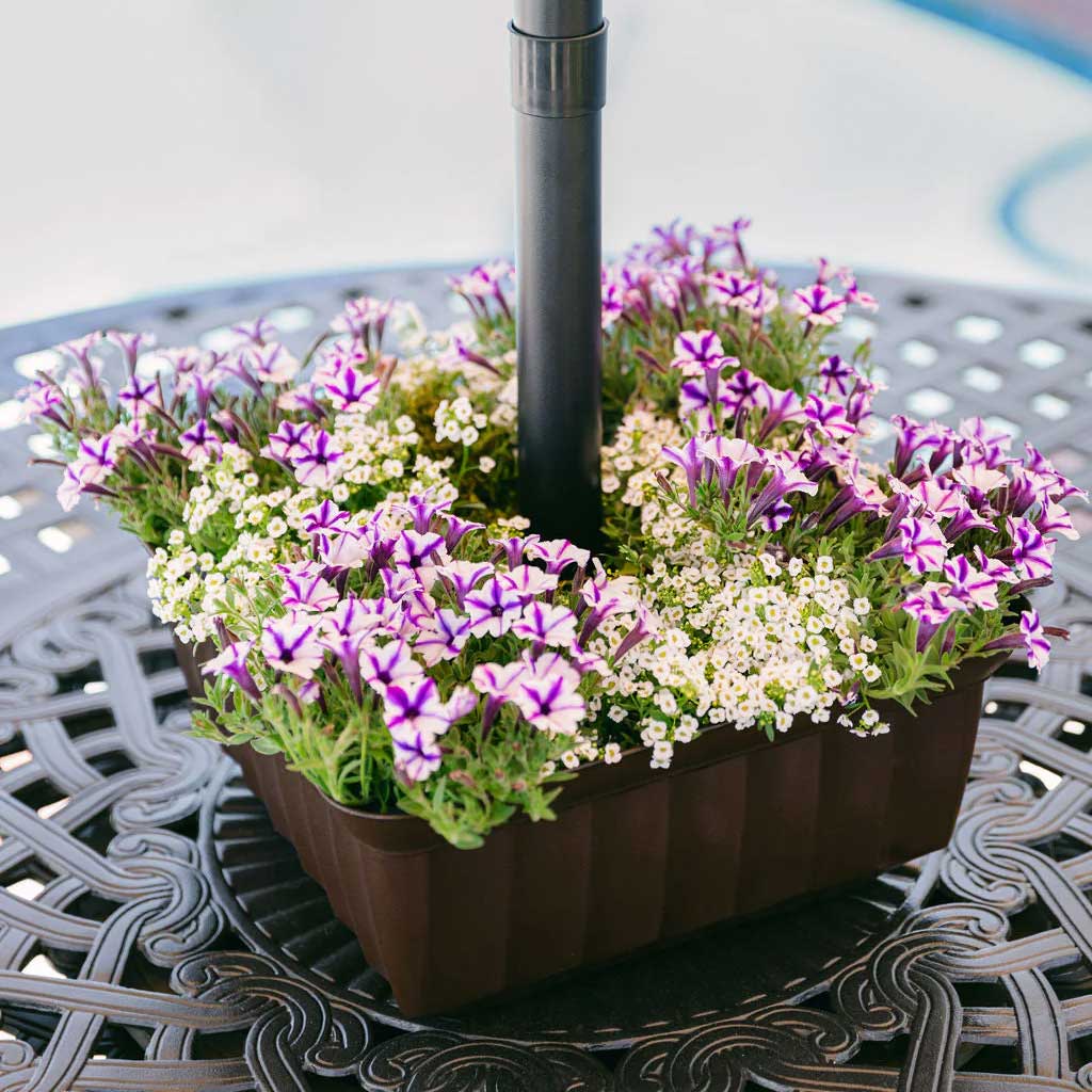 Square Savannah Planter - Brown